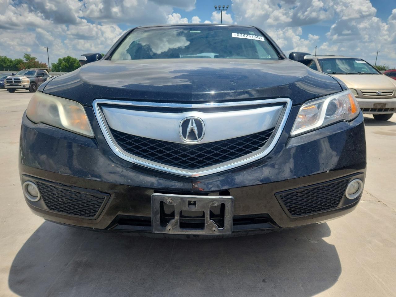 2013 Acura RDX VIN 5J8TB3H56DL007243 COPART salvage auction — Rear End, Sv - Salvage Title, sold $775 on 2026-09-24 (photo 5)