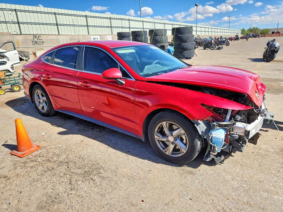 2020 Hyundai Sonata VIN 5NPEG4JA9LH061872 COPART salvage auction — FRONT END, Nm - Cert Of Title-Salvage, sold $2,650 on 2026-07-13 (photo 4)