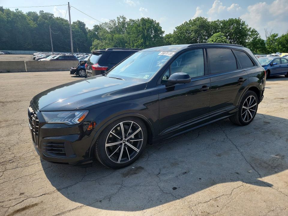 2024 Audi Q7 VIN WA1VXBF70RD006835 COPART salvage auction — REAR END, Ny - Mv-907A Salvage Certificate, sold $23,000 on 2026-07-28 (photo 1)