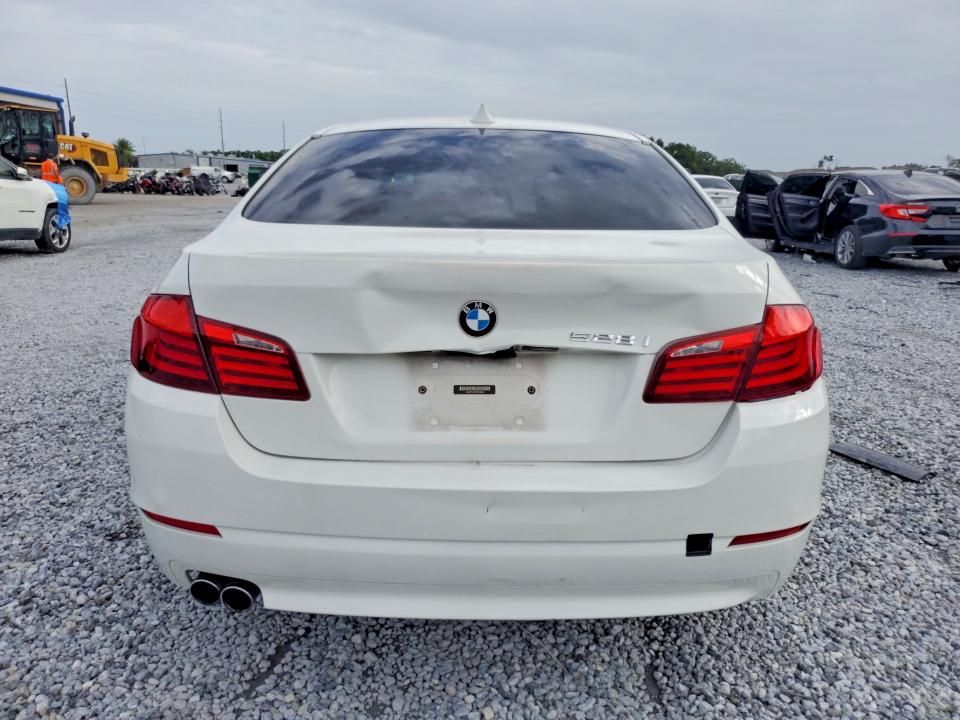 2011 BMW 5 series VIN WBAFR1C54BC749394 COPART salvage auction — REAR END, Fl - Certificate Of Title, sold $1,600 on 2026-07-17 (photo 6)