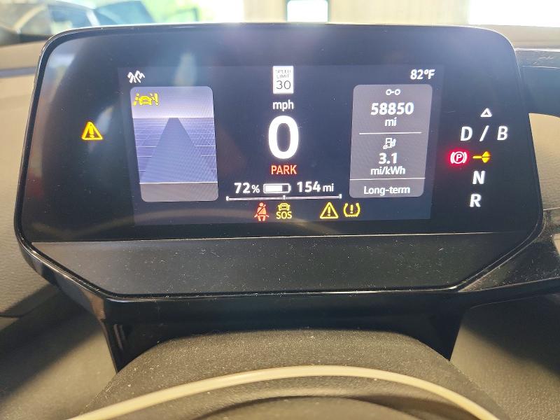 2021 Volkswagen Id.4 VIN WVGJNPE23MP062218 COPART salvage auction — FRONT END, Mn - Cert Of Title-Salvage, sold $8,900 on 2026-08-13 (photo 9)