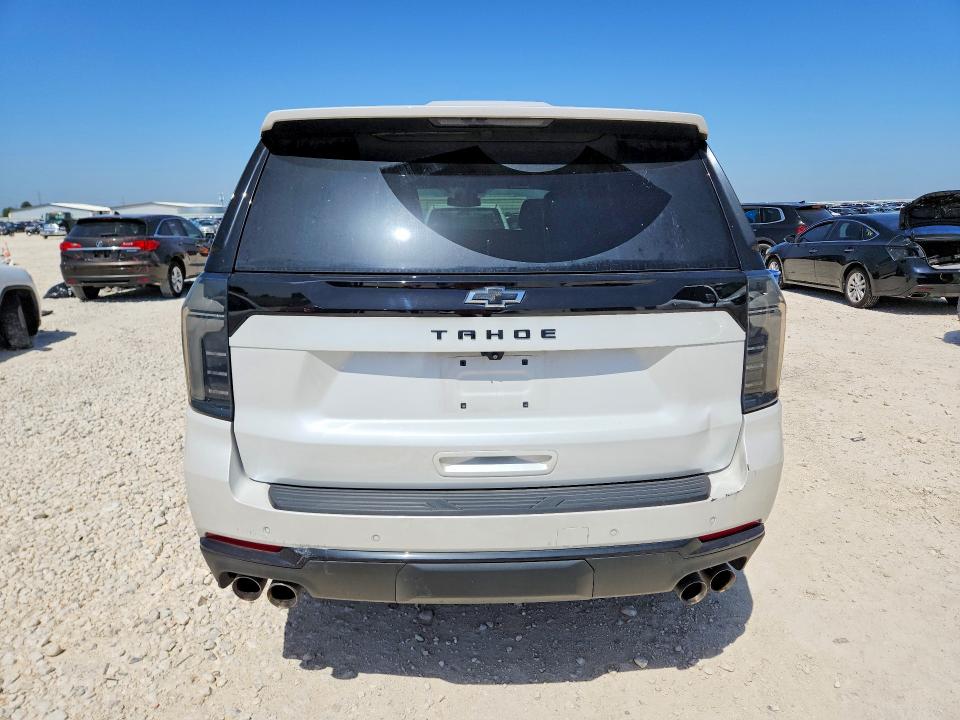 2025 Chevrolet Tahoe VIN 1GNS6PRD8SR351525 COPART salvage auction — REAR END, Tx - Salvage Vehicle Title, sold $15,300 on 2026-07-30 (photo 6)