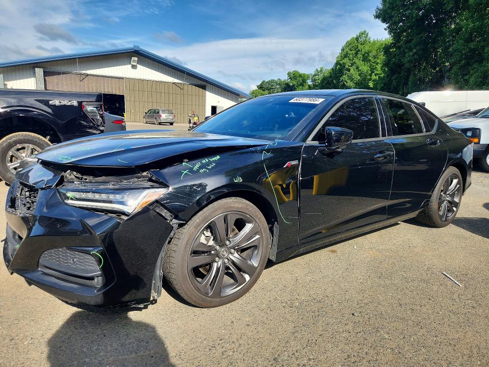 2021 Acura Tlx VIN 19UUB6F53MA001291 COPART salvage auction — FRONT END, Ct - Cert Of Title-Salvage, sold $5,600 on 2026-09-03 (photo 1)