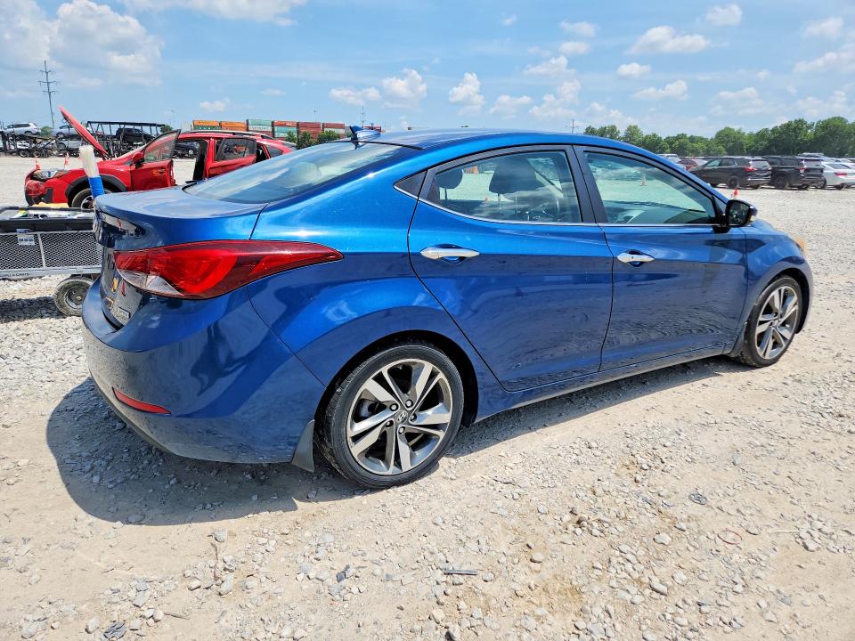 2014 Hyundai Elantra VIN KMHDH4AE2EU144267 COPART salvage auction — MINOR DENT/SCRATCHES, Salvage Title, sold $800 on 2026-07-17 (photo 3)