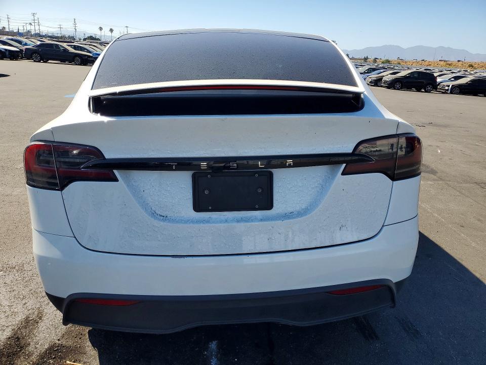 2023 Tesla Model x VIN 7SAXCDE58PF404180 COPART salvage auction — FRONT END, Ca - Salvage Certificate, sold $15,800 on 2026-07-29 (photo 6)