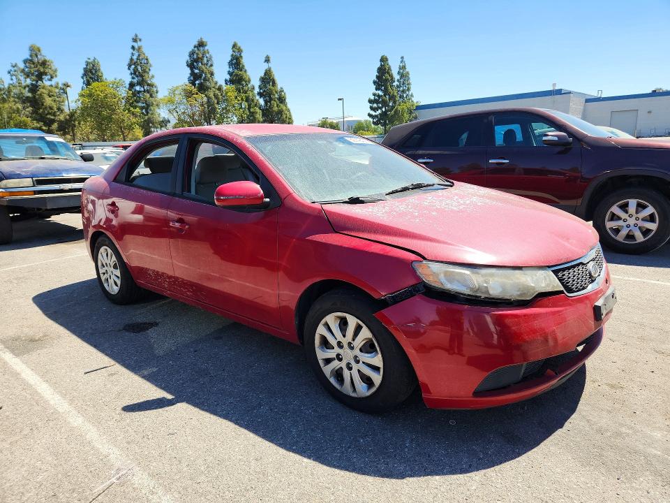 2013 Kia Forte VIN KNAFU4A26D5740230 COPART salvage auction — FRONT END, Ca - Salvage Certificate, sold $875 on 2026-07-23 (photo 4)