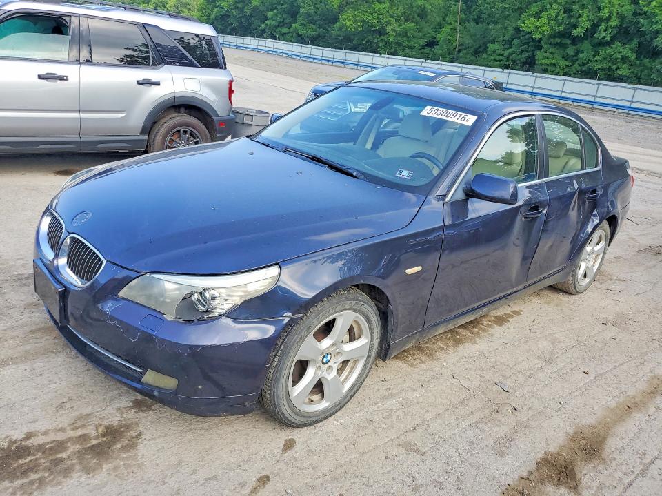 2008 BMW 5 series VIN WBANV935X8CW55194 COPART salvage auction — SIDE, PA - CERTIFICATE OF SALVAGE, sold $625 on 2026-07-09 (photo 1)