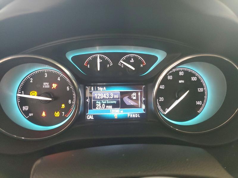 2017 Buick Envision VIN LRBFXBSA9HD096897 COPART salvage auction — FRONT END, Tx - Certificate Of Title, sold $1,950 on 2026-07-17 (photo 9)