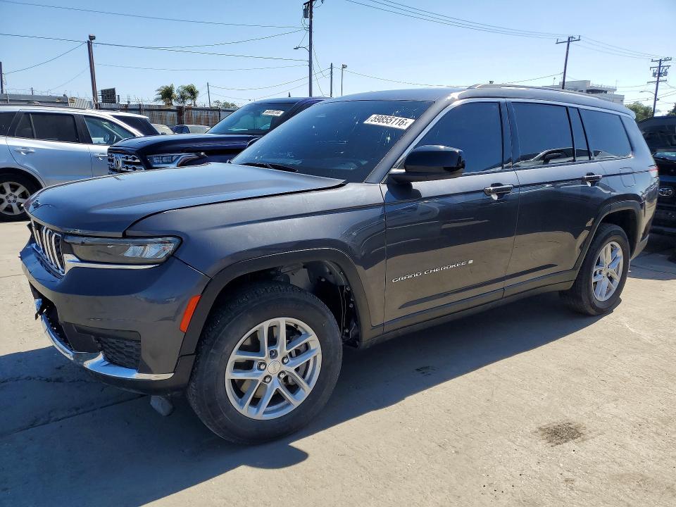 2023 Jeep Grand cherokee l VIN 1C4RJKAG6P8855924 COPART salvage auction — FRONT END, Nv - Dis/Dlr/Exp Only Salvage Title (P), sold $11,000 on 2026-07-08 (photo 1)