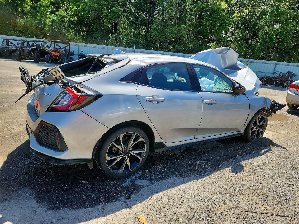 2017 Honda Civic VIN SHHFK7H40HU213224 COPART salvage auction — FRONT END, La - Cert Of Title-Salvage, sold $10 on 2026-07-30 (photo 3)