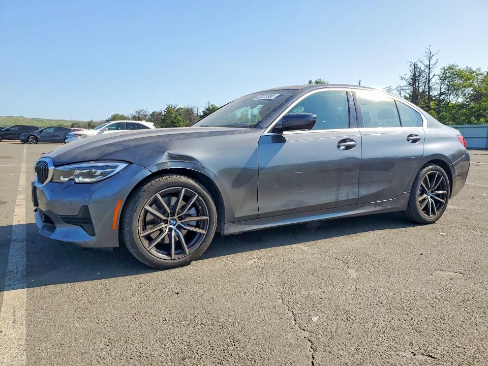 2021 BMW 3er VIN 3MW5R7J02M8B90606 — COPART salvage auction photo