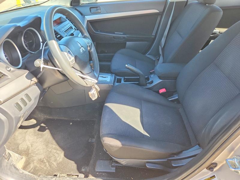 2009 Mitsubishi Lancer VIN JA3AU26U39U608808 COPART salvage auction — FRONT END, Ab - Bos - Salvage, sold $450 on 2026-07-09 (photo 7)