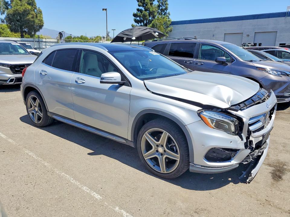 2015 Mercedes-benz Gla-klasse VIN WDCTG4GB5FJ178085 COPART salvage auction — FRONT END, Salvage Title, sold $3,800 on 2026-08-13 (photo 4)