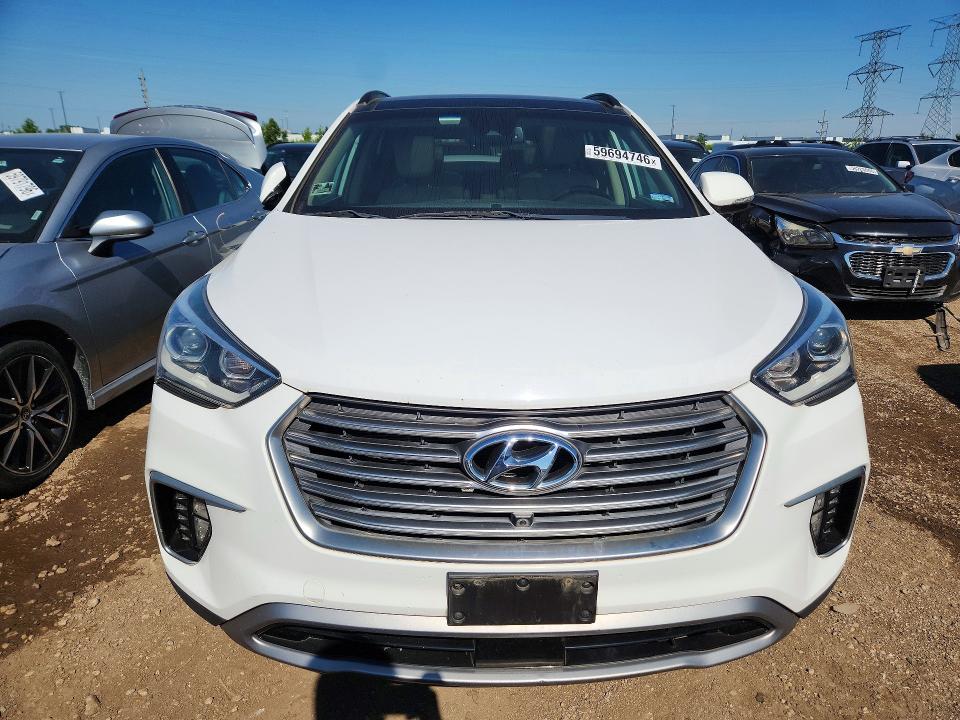 2017 Hyundai Santa fe VIN KM8SRDHF6HU252110 COPART salvage auction — MECHANICAL, Il - Certificate Of Title, sold $4,750 on 2026-07-09 (photo 5)
