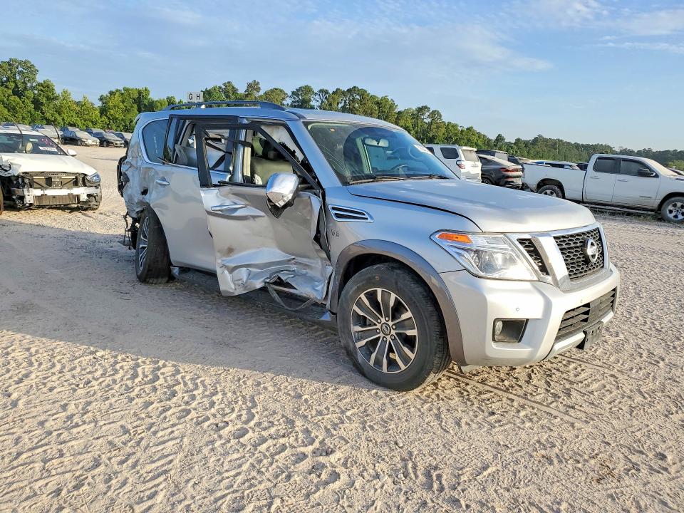 2018 Nissan Armada VIN JN8AY2ND5J9058028 COPART salvage auction — SIDE, Tx - Salvage Vehicle Title, sold $3,100 on 2026-07-31 (photo 4)