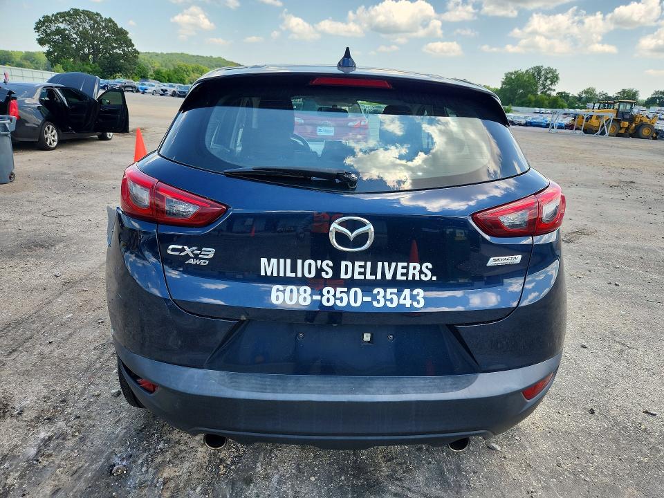 2017 Mazda Cx-3 VIN JM1DKFB74H0150536 COPART salvage auction — REAR END, Wi - Junked Vehicle Bill Of Sale, sold $2,000 on 2026-07-14 (photo 6)