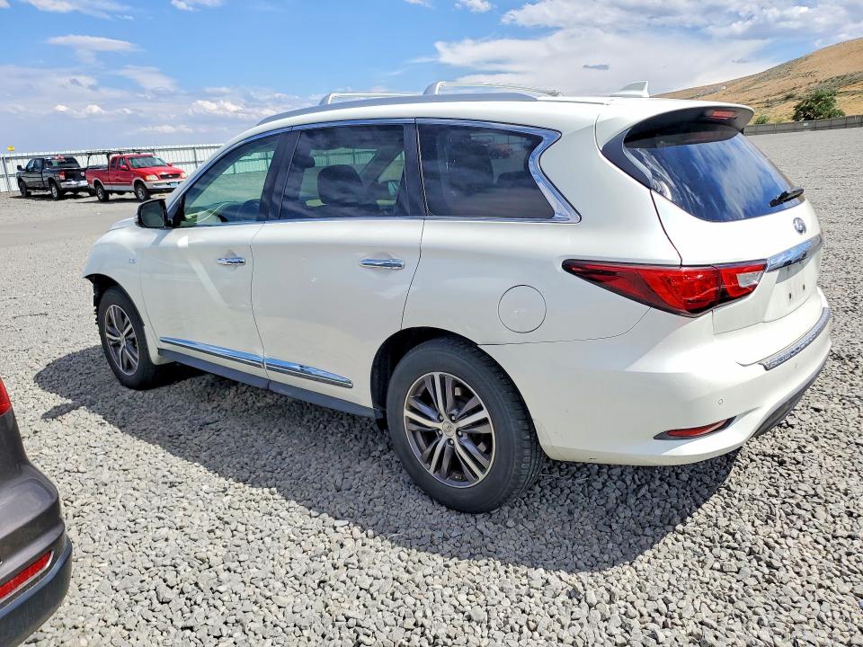 2017 Infiniti Qx60 VIN 5N1DL0MM6HC559418 COPART salvage auction — FRONT END, Nv - Salvage Title, sold $150 on 2026-07-30 (photo 2)