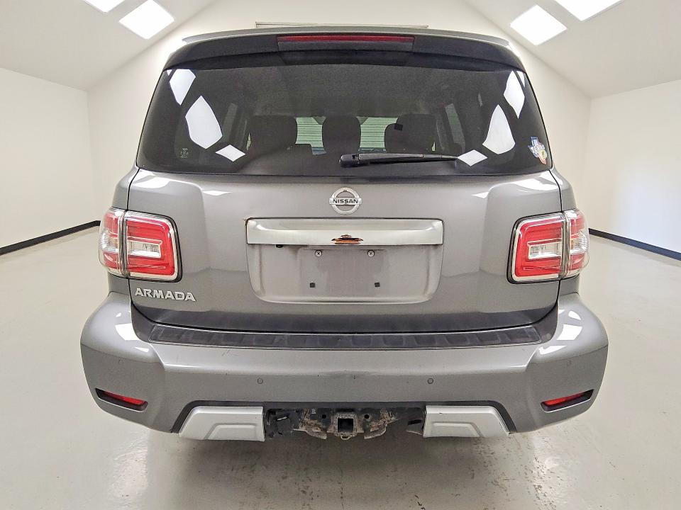 2018 Nissan Armada VIN JN8AY2ND6J9057437 COPART salvage auction — MINOR DENT/SCRATCHES, TX - CERTIFICATE OF TITLE, sold $450 on 2026-07-28 (photo 6)