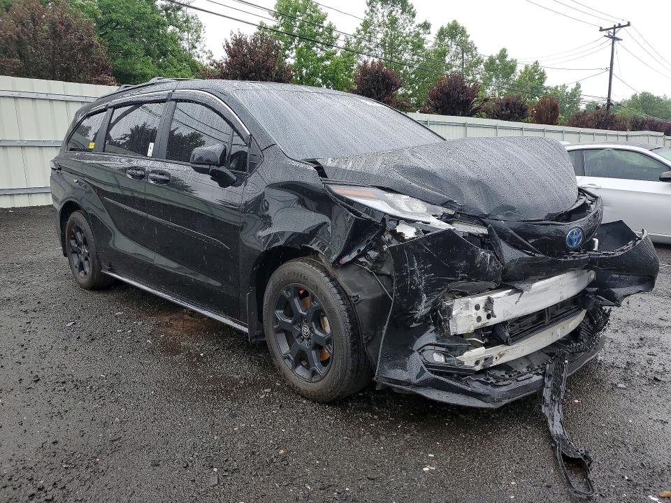 2025 Toyota Sienna VIN 5TDCSKFC2SS201631 COPART salvage auction — FRONT END, Ct - Cert Of Title-Salvage, sold $16,300 on 2026-07-31 (photo 4)