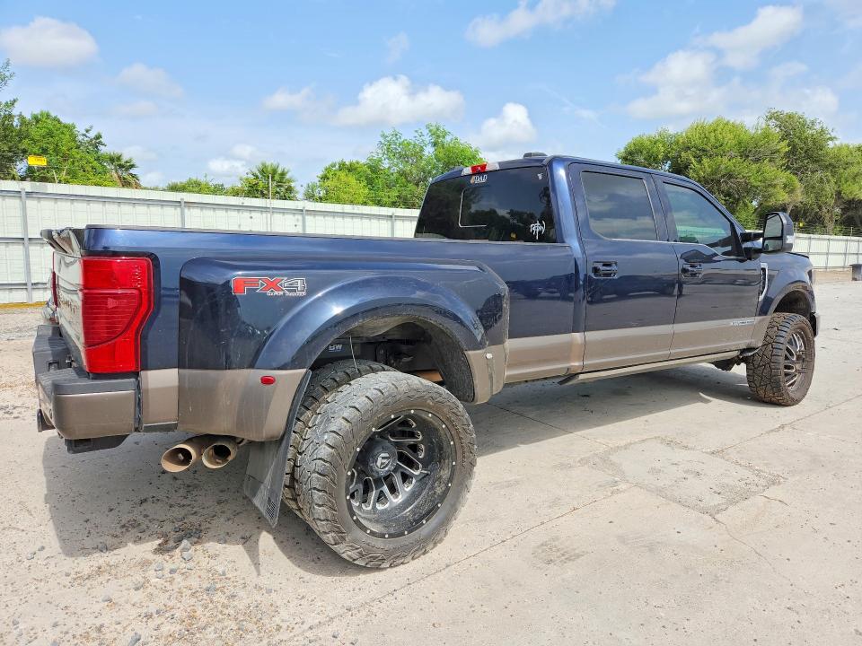 2022 Ford F350 VIN 1FT8W3DT2NED72098 COPART salvage auction — FRONT END, Tx - Salvage Vehicle Title, sold $11,100 on 2026-07-28 (photo 3)