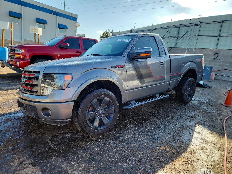 2014 Ford F-150 VIN 1FTMF1CT1EFB17277 — COPART salvage auction photo