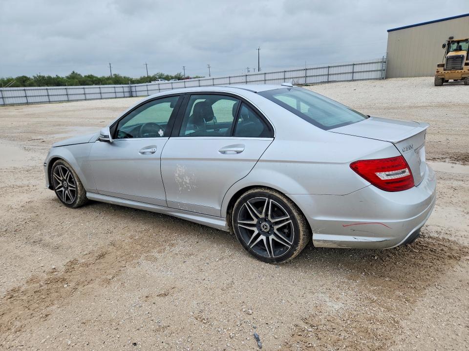 2013 Mercedes-benz C-klasse VIN WDDGF5HB5DA802534 COPART salvage auction — FRONT END, Tx - Salvage Vehicle Title, sold $875 on 2026-07-23 (photo 2)