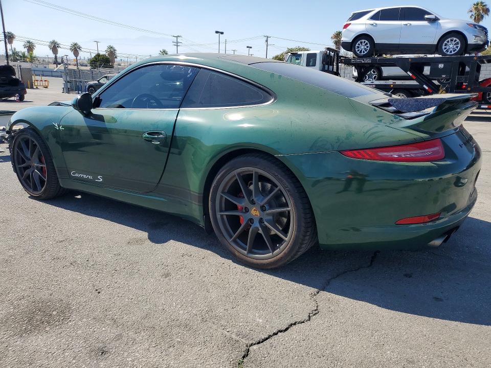 2016 Porsche 911 VIN WP0AB2A97GS122232 COPART salvage auction — FRONT END, Ca - Salvage Certificate, sold $36,500 on 2026-07-22 (photo 2)