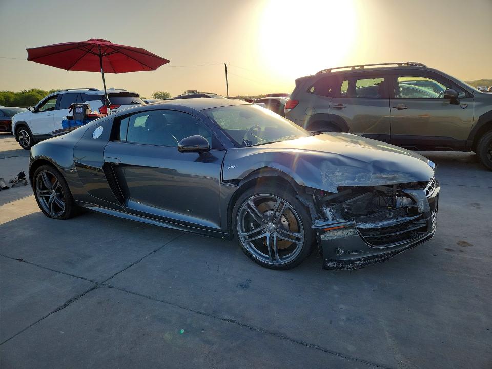 2012 Audi R8 VIN WUAGNAFG5CN001102 COPART salvage auction — FRONT END, Tx - Salvage Vehicle Title, sold $22,500 on 2026-07-27 (photo 4)