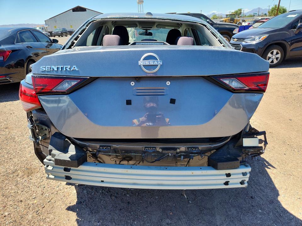 2025 Nissan Sentra VIN 3N1AB8CV3SY293120 COPART salvage auction — ALL OVER, Az - Cert Of Title- Non Repair (P), sold $2,500 on 2026-07-27 (photo 6)