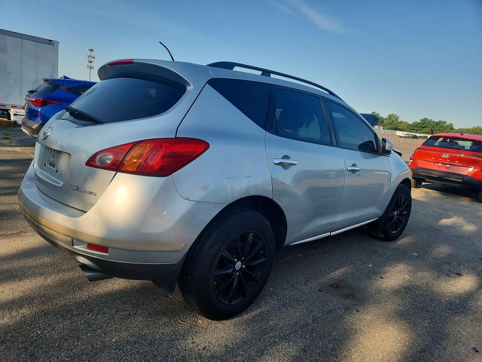 2009 Nissan Murano VIN JN8AZ18W99W140362 COPART salvage auction — FRONT END, NY - MV-907A SALVAGE CERTIFICATE, sold $80 on 2026-07-22 (photo 3)