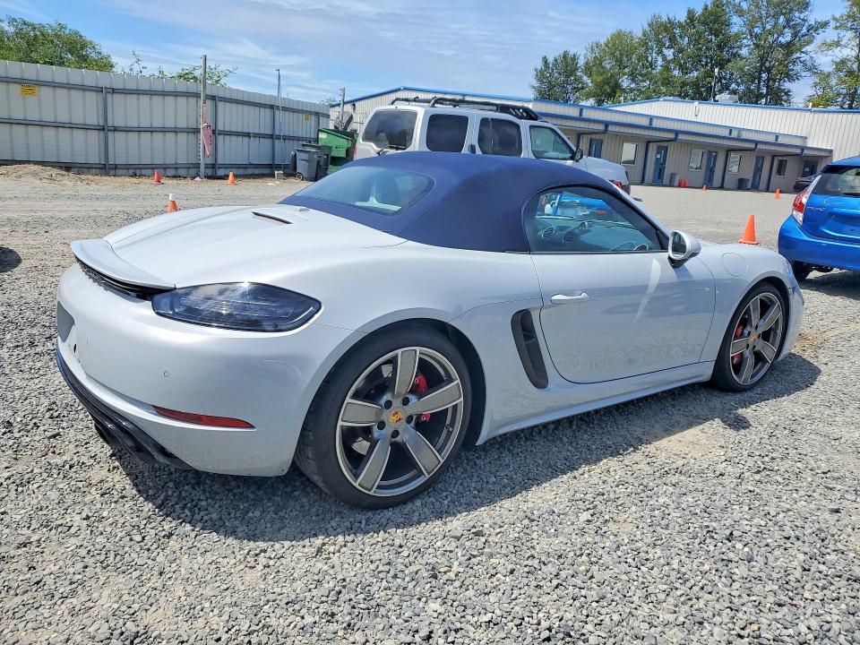 2025 Porsche Boxster VIN WP0CD2A88SK231205 COPART salvage auction — VANDALISM, Wa - Bill Of Sale, sold $66,000 on 2026-08-17 (photo 3)