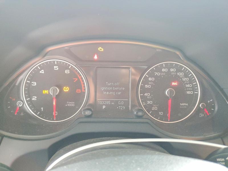 2013 Audi Q5 VIN WA1CFAFP6DA009222 COPART salvage auction — MECHANICAL, CA - DIS/DLR/EXP ONLY CLEAN TITLE (P), sold $1,000 on 2026-07-28 (photo 9)