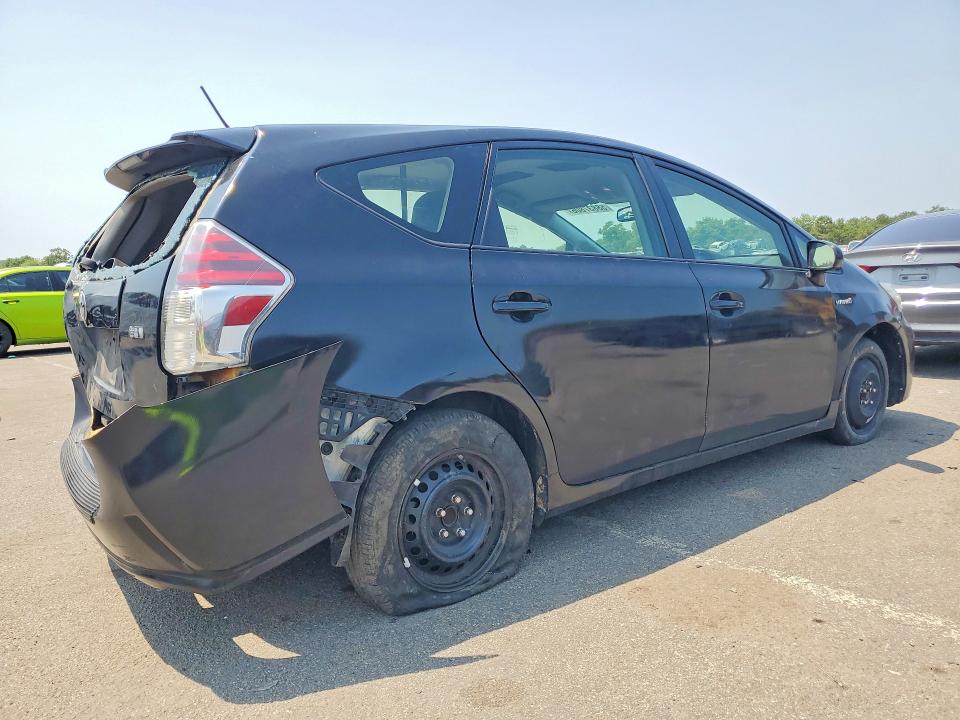 2016 Toyota Prius v VIN JTDZN3EU9GJ041012 COPART salvage auction — REAR END, Ny - Mv-907A Salvage Certificate, sold $775 on 2026-07-08 (photo 3)