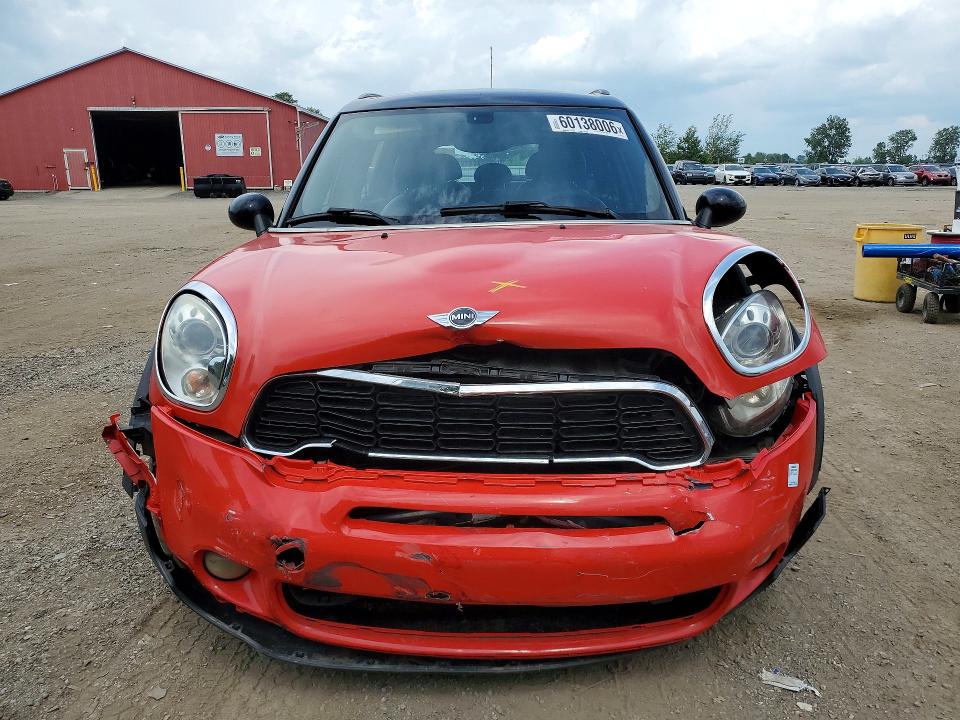 2012 Mini Cooper VIN WMWZC5C52CWL59268 COPART salvage auction — FRONT END, ON - PERMIT NO BRAND - UNFIT, sold $150 on 2026-07-28 (photo 5)
