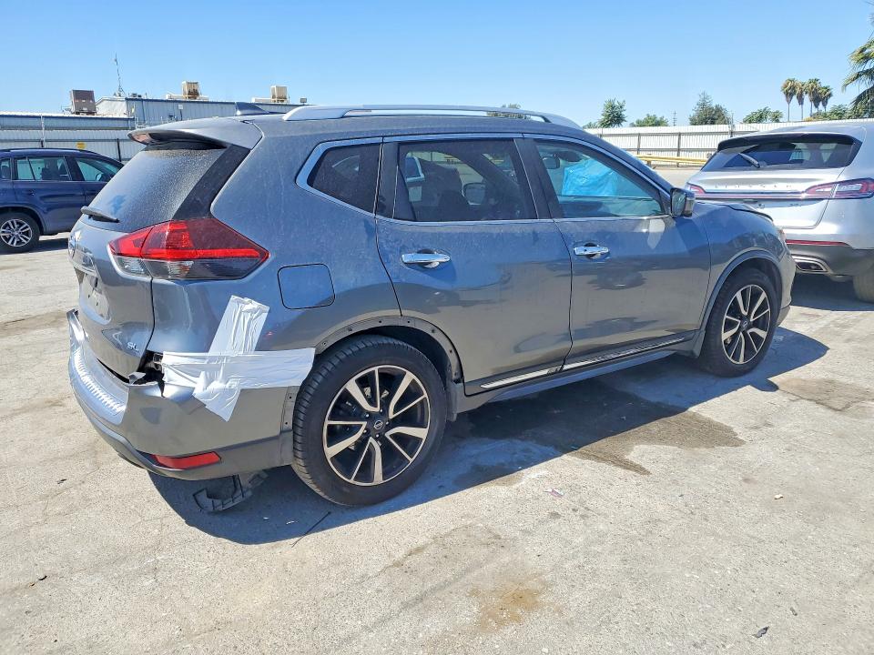2018 Nissan Rogue VIN JN8AT2MT4JW465010 COPART salvage auction — REAR END, Ca - Salvage Certificate, sold $275 on 2026-07-24 (photo 3)