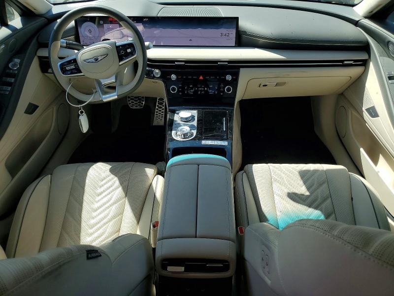 2025 Genesis G80 VIN KMTGE4SD6SU292189 COPART salvage auction — FRONT END, Ca - Salvage Certificate, sold $17,100 on 2026-09-30 (photo 8)