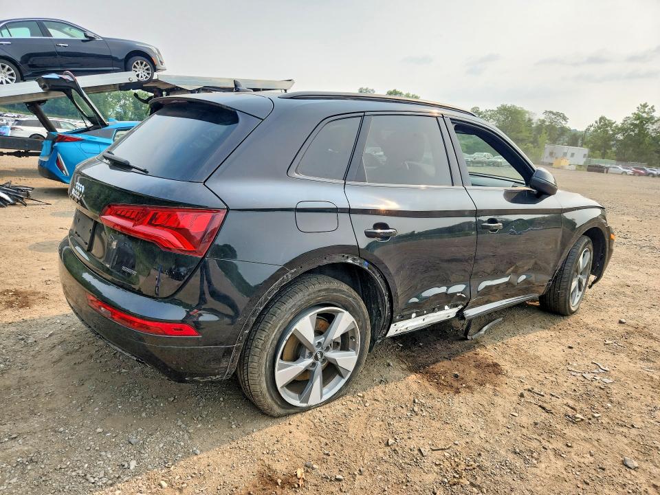 2020 Audi Q5 VIN WA1ANAFY9L2096075 COPART salvage auction — FRONT END, Fl - Certificate Of Destruction, sold $350 on 2026-07-23 (photo 3)