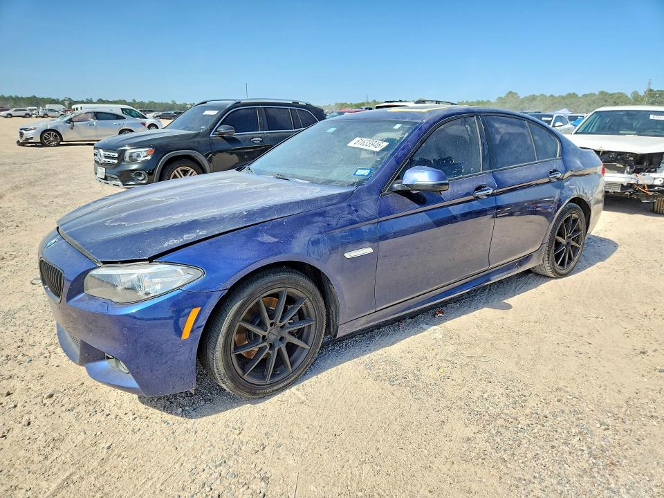2016 BMW 5er VIN WBA5A5C58GG351289 COPART salvage auction — FRONT END, Tx - Certificate Of Title, sold $1,500 on 2026-08-11 (photo 1)