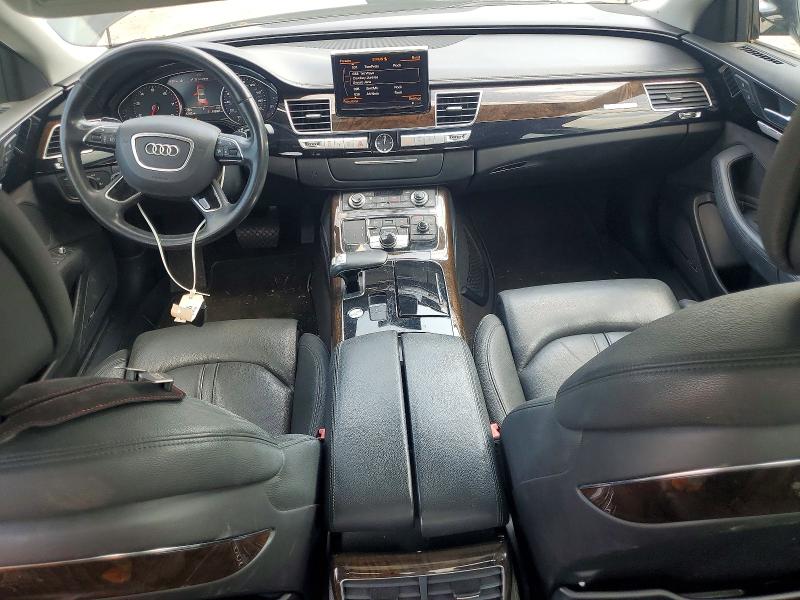 2014 Audi A8 VIN WAURGAFD1EN006805 COPART salvage auction — REAR END, Ny - Mv-907A Salvage Certificate, sold $1,050 on 2026-07-09 (photo 8)