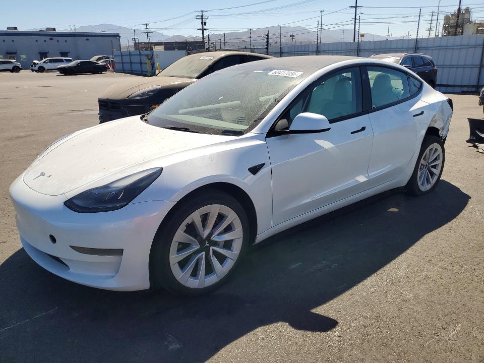 2023 Tesla Model 3 VIN 5YJ3E1EA5PF503170 — COPART salvage auction photo