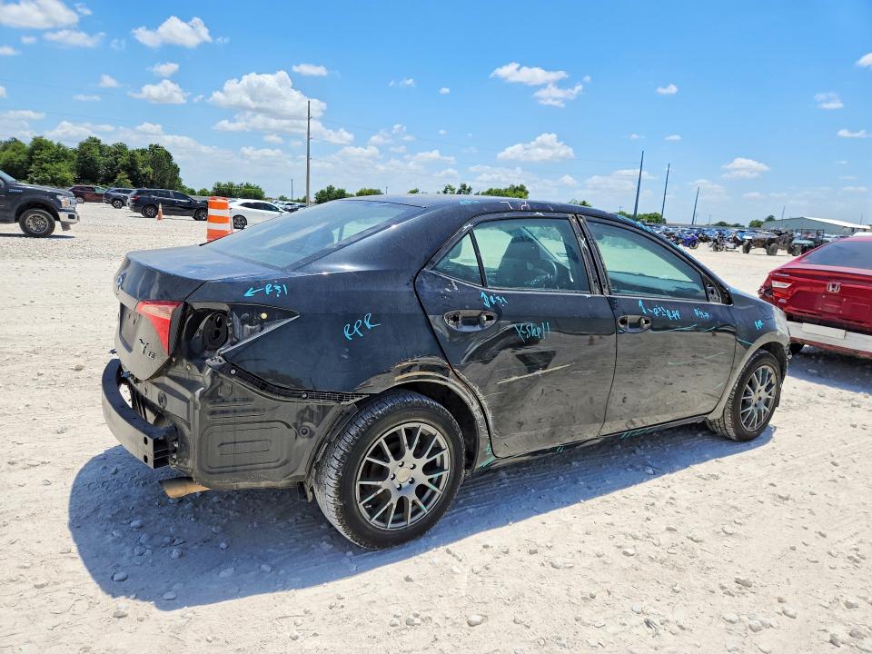 2019 Toyota Corolla VIN 5YFBURHE5KP935296 COPART salvage auction — REAR END, TX - SALVAGE VEHICLE TITLE (P), sold $70 on 2026-07-23 (photo 3)