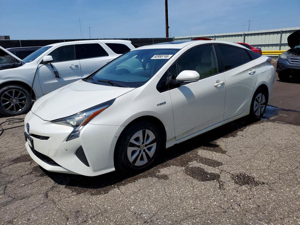 2018 Toyota Prius VIN JTDKARFU9J3065689 COPART salvage auction — MINOR DENT/SCRATCHES, De - Certificate Of Title, sold $5,700 on 2026-07-28 (photo 1)