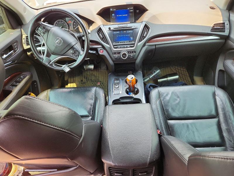 2016 Acura Mdx VIN 5FRYD4H27GB034015 COPART salvage auction — WATER/FLOOD, Co - Salvage, Flood, sold $325 on 2026-07-30 (photo 8)
