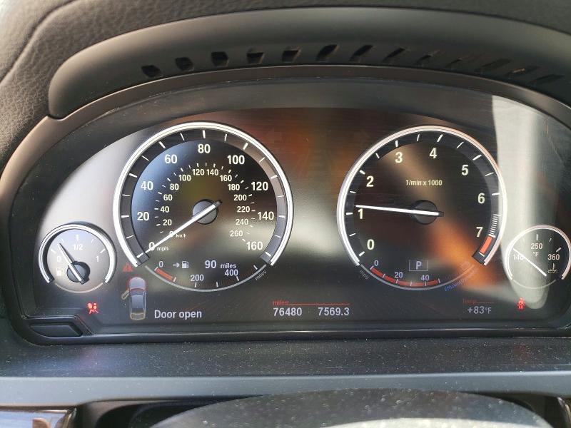 2012 BMW 7 series VIN WBAKB4C51CC577010 COPART salvage auction — REAR END, CA - SALVAGE CERTIFICATE, sold $3,800 on 2026-07-14 (photo 9)