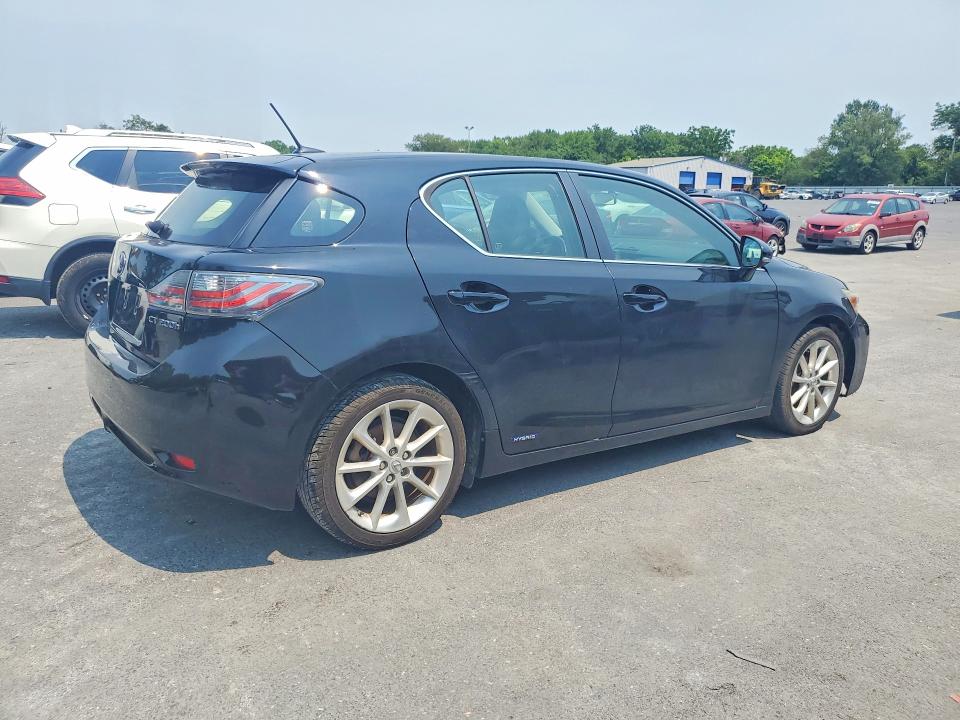 2012 Lexus Ct VIN JTHKD5BH8C2111772 COPART salvage auction — WATER/FLOOD, Pa - Cert Of Salvage-W=Flood Veh, sold $2,400 on 2026-07-21 (photo 3)