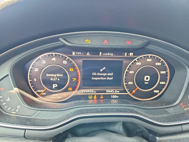 2017 Audi A4 VIN WAUKMAF49HN038707 COPART salvage auction — MECHANICAL, TX - CERTIFICATE OF TITLE, sold $175 on 2026-07-28 (photo 9)