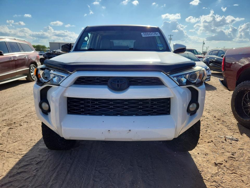 2016 Toyota 4runner VIN JTEZU5JR9G5111371 COPART salvage auction — SIDE, TX - SALVAGE VEHICLE TITLE (P), sold $7,500 on 2026-07-16 (photo 5)
