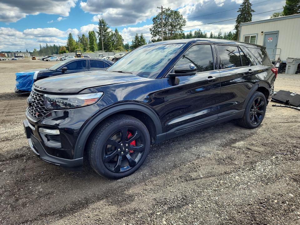 2021 Ford Explorer VIN 1FM5K8GC9MGA74038 COPART salvage auction — REAR END, Wa - Bill Of Sale, sold $16,900 on 2026-08-21 (photo 1)