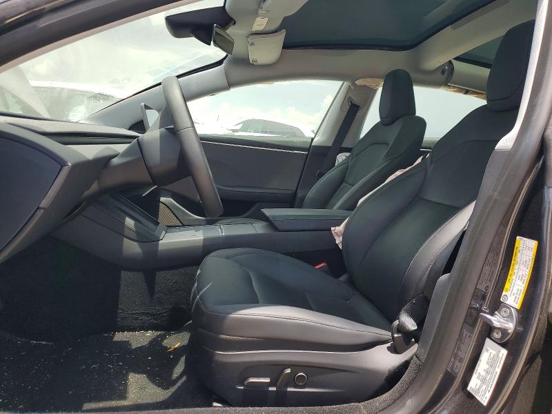 2025 Tesla Model 3 VIN 5YJ3E1EA7SF953332 COPART salvage auction — FRONT END, Tx - Salvage Vehicle Title, sold $7,900 on 2026-07-28 (photo 7)