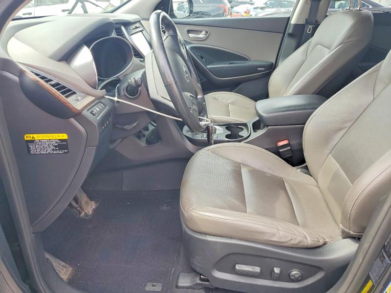 2017 Hyundai Santa fe VIN KM8SRDHFXHU197967 COPART salvage auction — MECHANICAL, Pa - Cert Of Title, sold $4,400 on 2026-07-17 (photo 7)